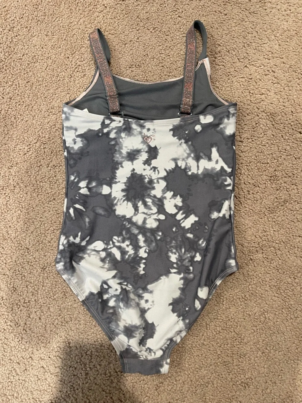 JUSTICE Girls Trendy Tie-Dye One-Piece Swimsuit
